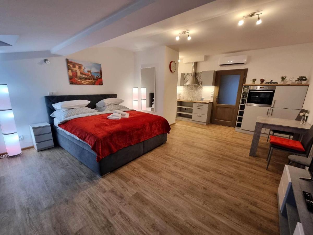 Podkrovni Studio Na Velkem Namesti S Wi-Fi Zdarma Hradec Králové Dış mekan fotoğraf